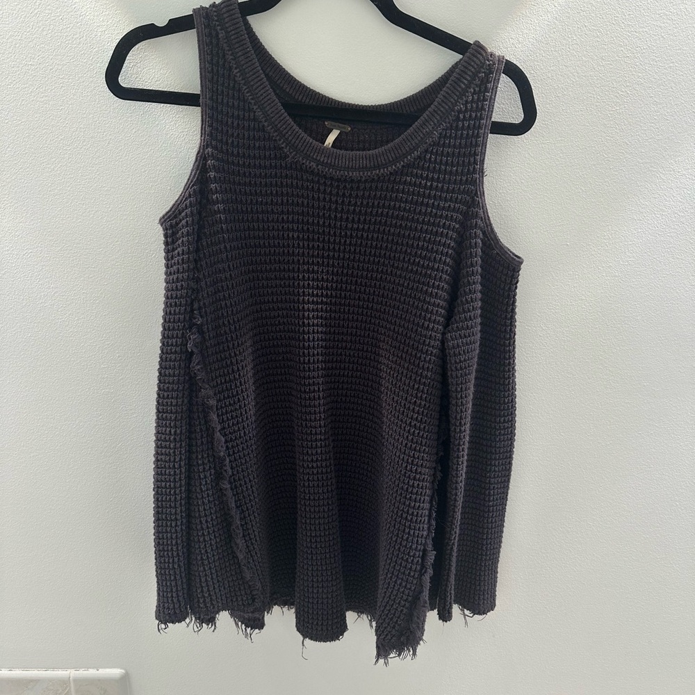 Free People Cold Shoulder Top